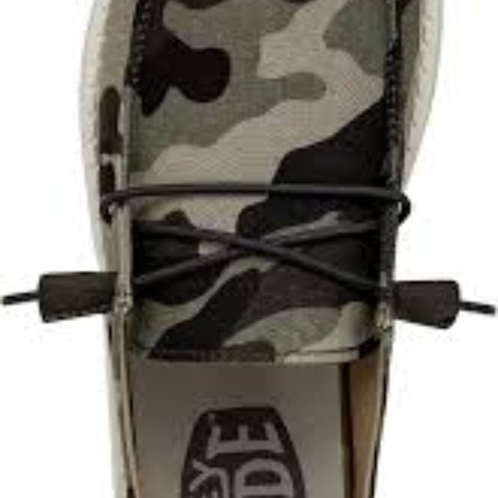 Hey Dude Wendy Camo Slip-On Shoes in Green and Black - Picture 14 of 16